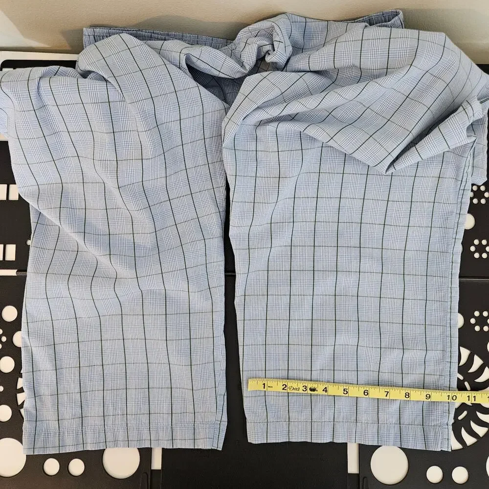 Polo Ralph Lauren Blue Plaid Pajama Lounge Sleepwear Bottoms‎ | Men's XL | 40-42